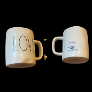 Rae Dunn Cream 'Love' Mug